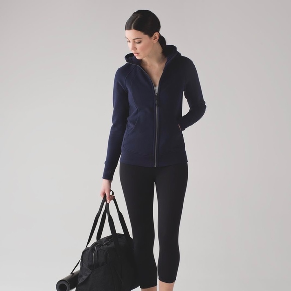 lululemon athletica Tops - Lululemon Scuba Hoodie Midnight Navy